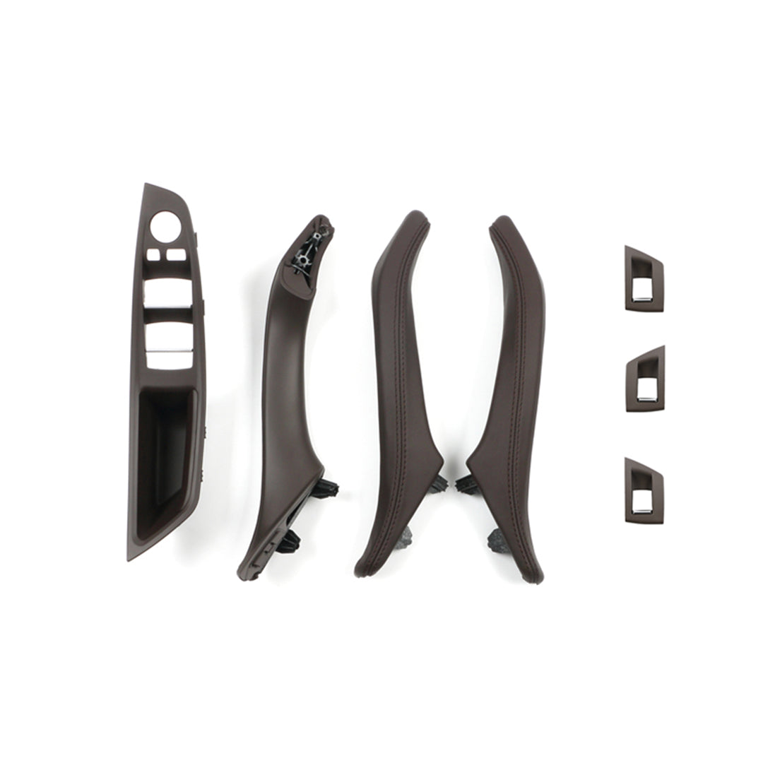 BMW 5 Series Inner Door Pull Handle Kit with Leather 2010-2017 F10 F11