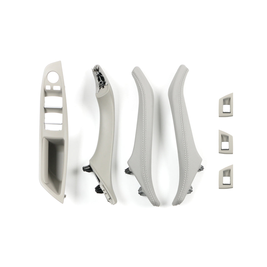 BMW 5 Series Inner Door Pull Handle Kit with Leather 2010-2017 F10 F11