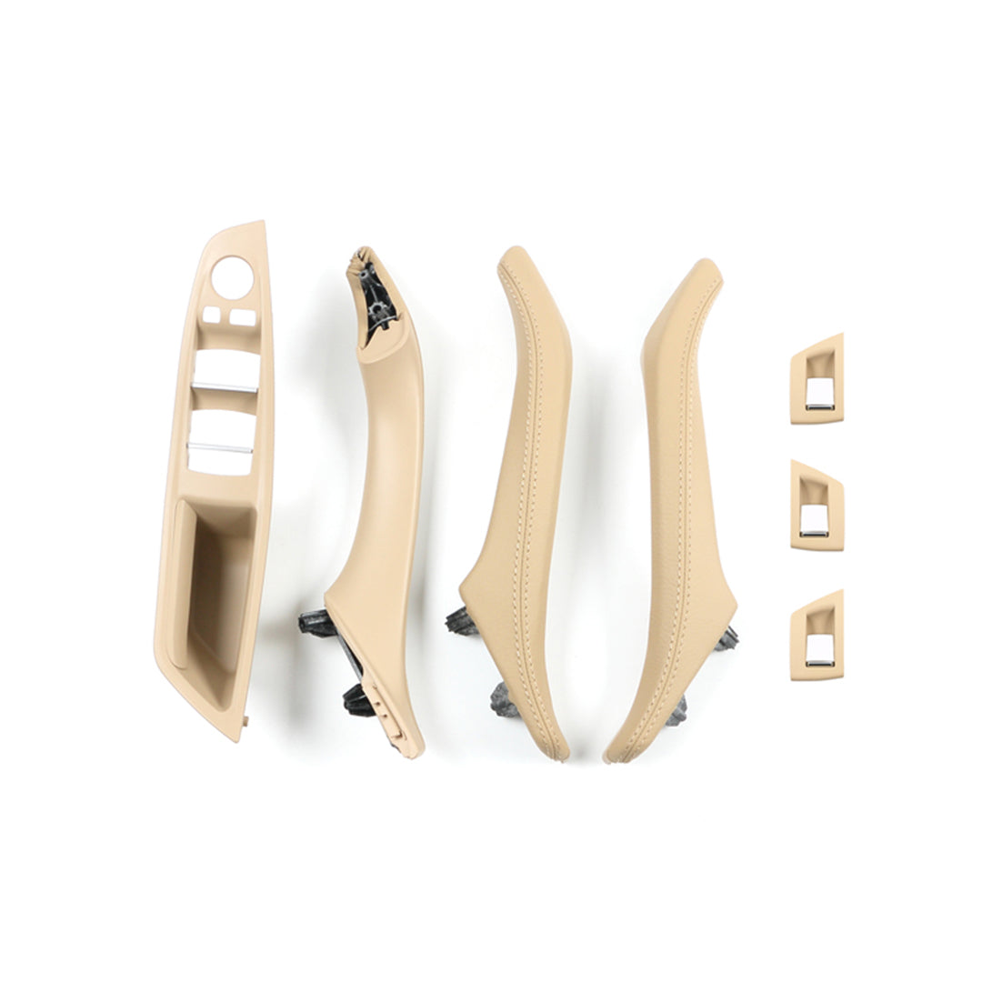 BMW 5 Series Inner Door Pull Handle Kit with Leather 2010-2017 F10 F11