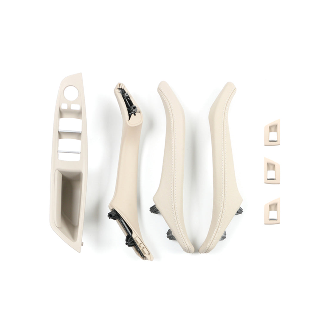 BMW 5 Series Inner Door Pull Handle Kit with Leather 2010-2017 F10 F11
