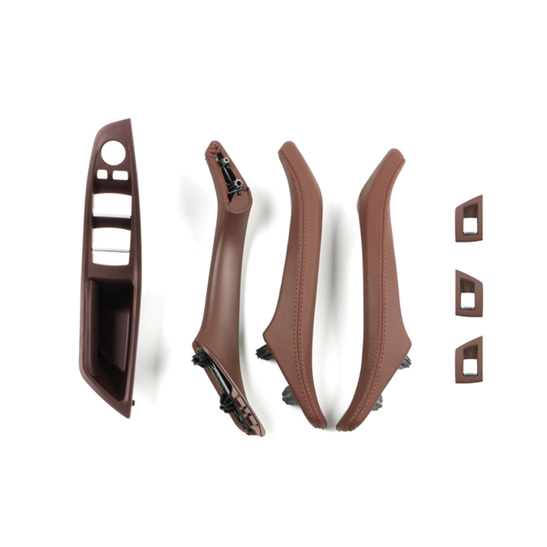 BMW 5 Series Inner Door Pull Handle Kit with Leather 2010-2017 F10 F11