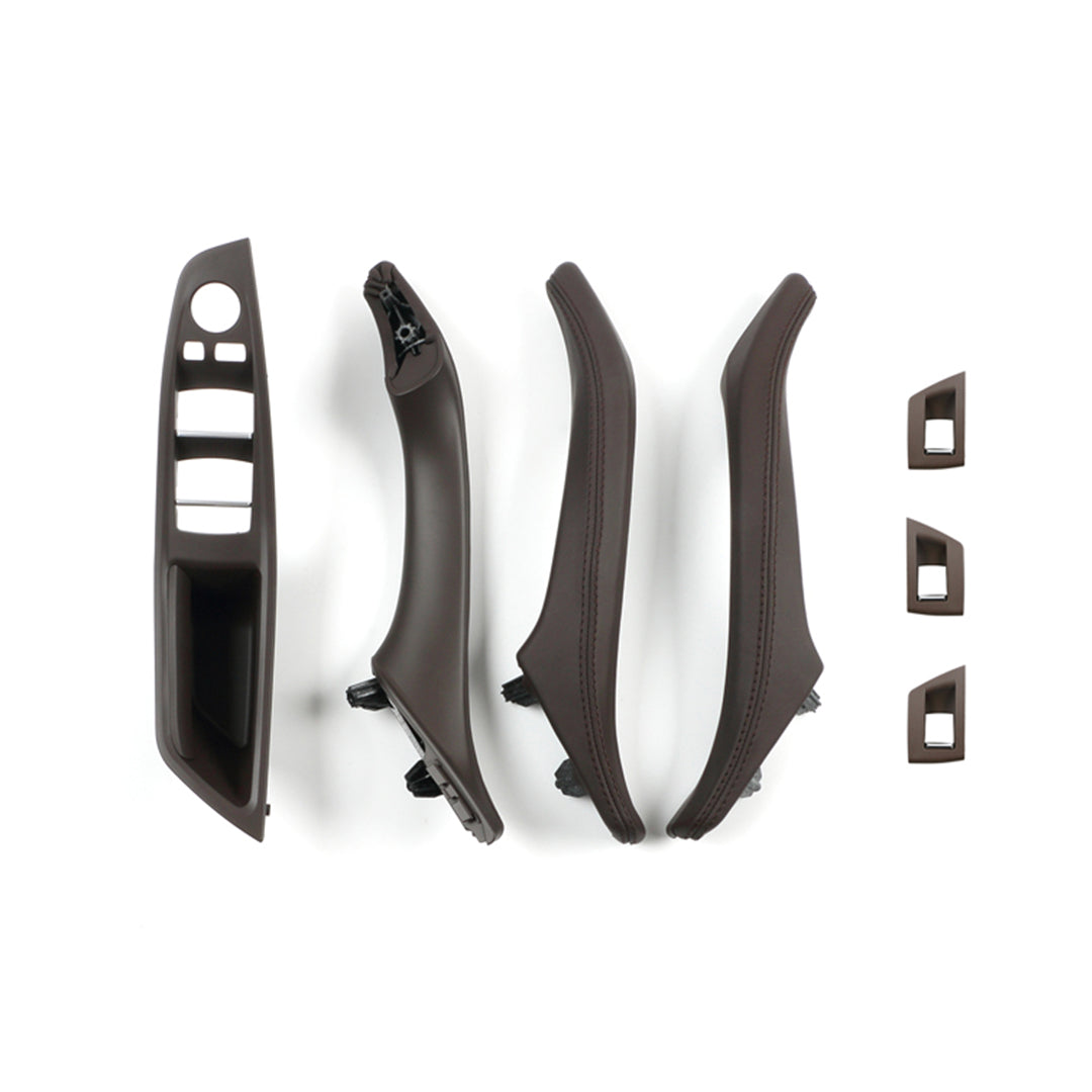 BMW 5 Series Inner Door Pull Handle Kit with Leather 2010-2017 F10 F11