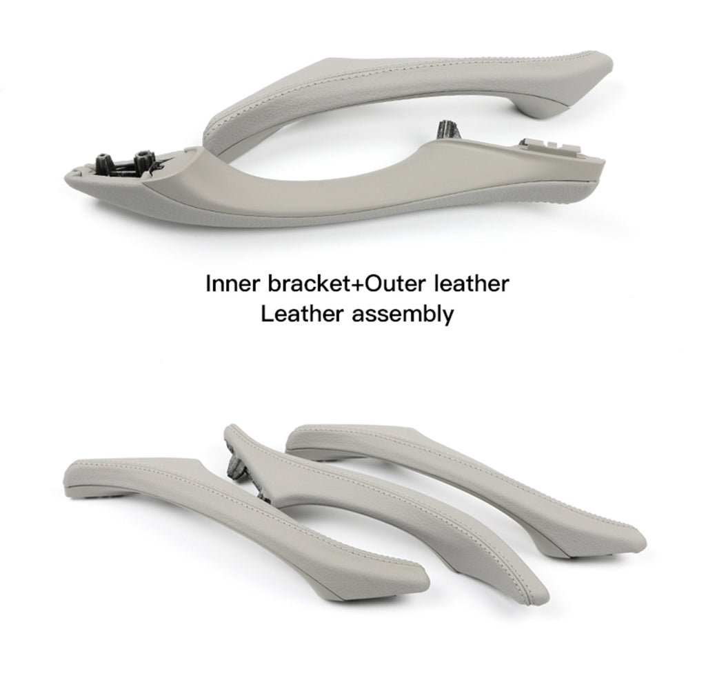 BMW 5 Series Inner Door Pull Handle Kit with Leather 2010-2017 F10 F11