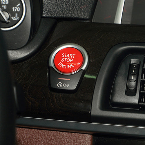 BMW Start Stop Engine Switch Button Cover 2005-2016 E71 E89 E90 E91 - Red - image 2