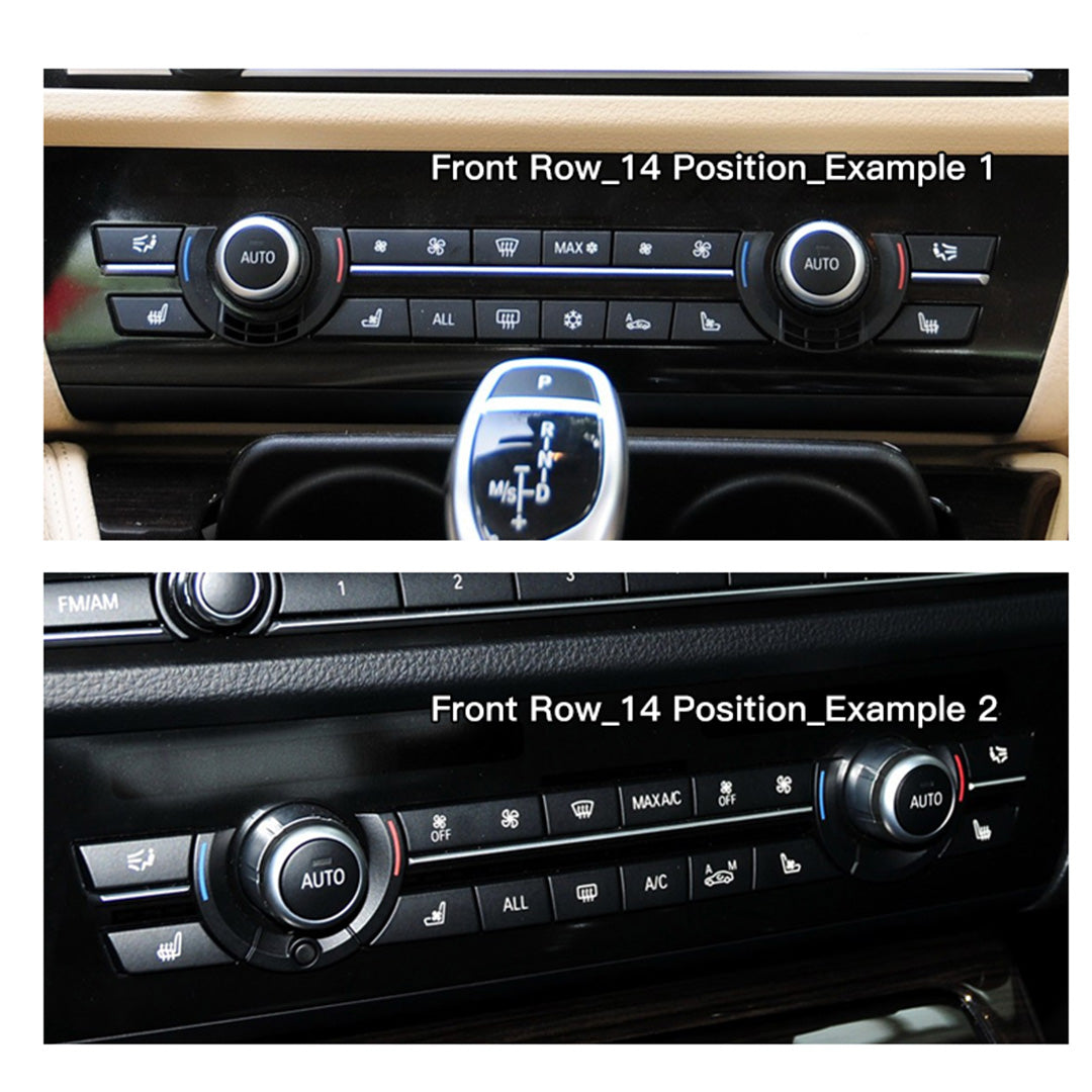 Climate Control Button Kit for BMW 5 6 7 Series X5 X6 2008-2019 F-Chassis