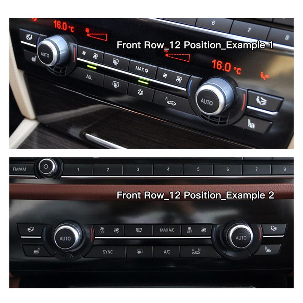 Climate Control Button Kit for BMW 5 6 7 Series X5 X6 2008-2019 F-Chassis