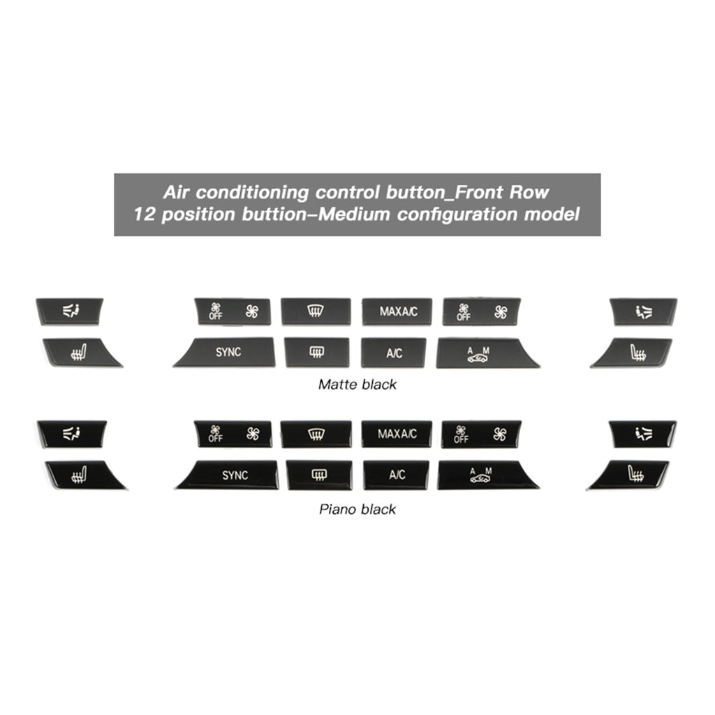 Climate Control Button Kit for BMW 5 6 7 Series X5 X6 2008-2019 F-Chassis