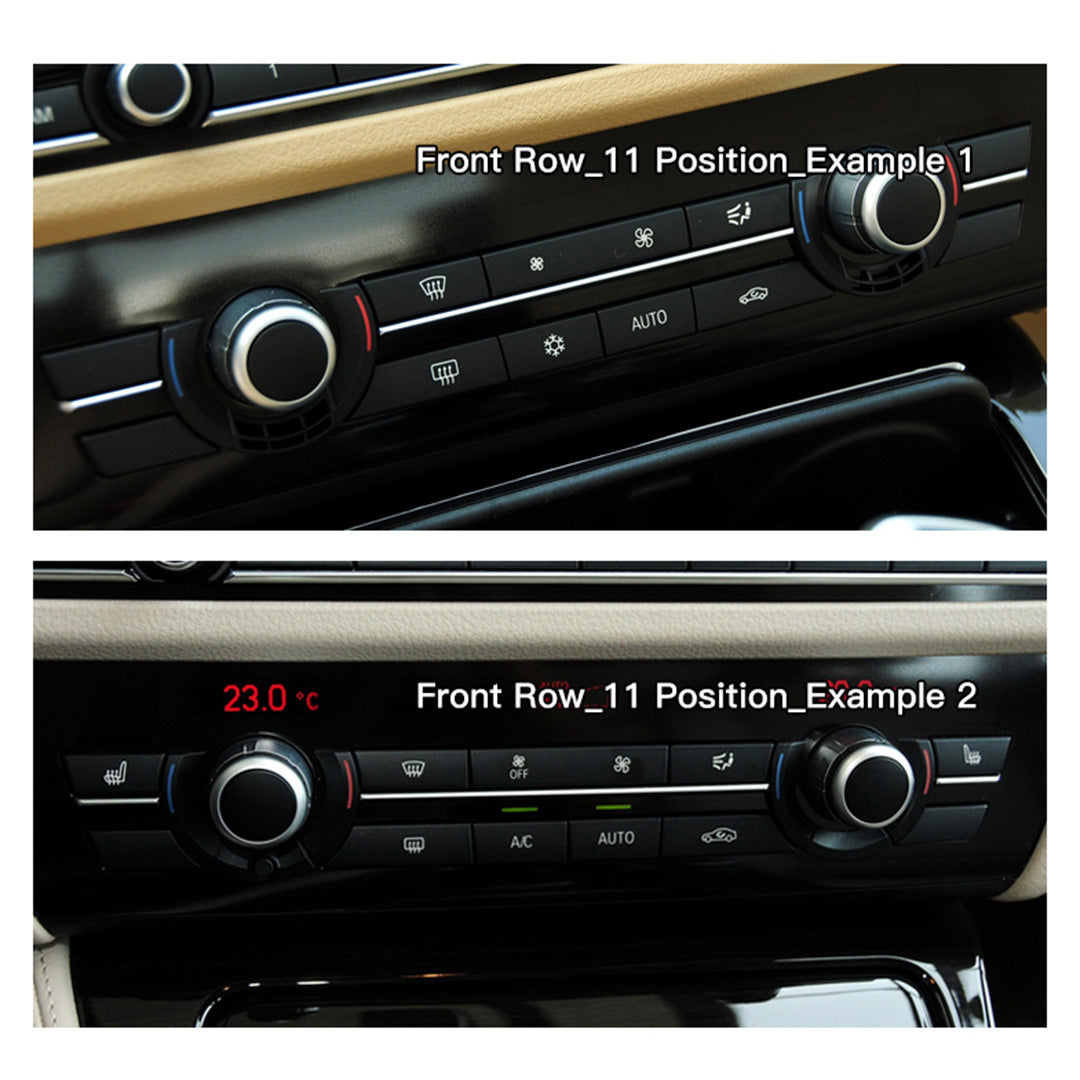 Climate Control Button Kit for BMW 5 6 7 Series X5 X6 2008-2019 F-Chassis