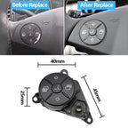 Steering Wheel Switch Control Button Trim Cover Kit for Mercedes-Benz ML GL R Class W164 W251 X164 1648700558 1648700658