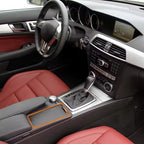Center Console Water Cup Holder Roller Cover Trim for Mercedes-Benz C Class E Class W204 W212 W207 X204 2046807607 - image 6