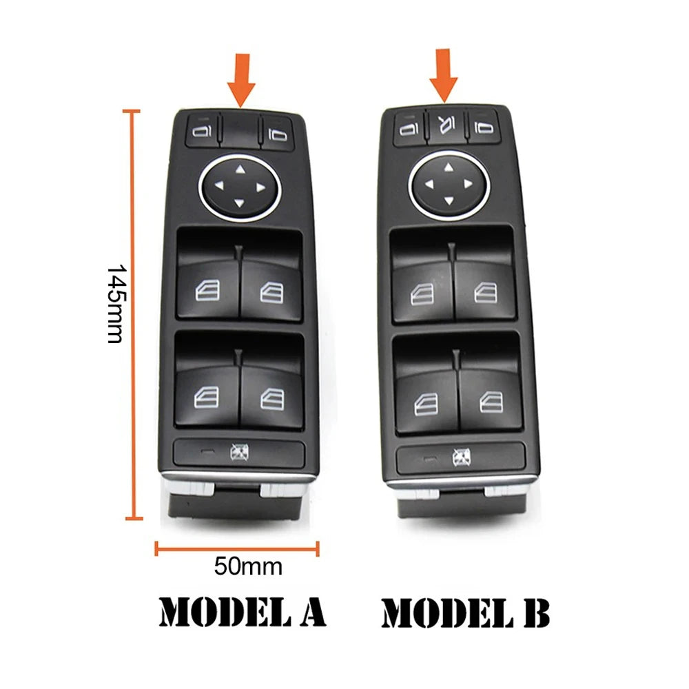 Power Master Window Control Switch for Mercedes-Benz C E GLK Class W204 W212 W207 X204 2049055302 2049055402 - image 2