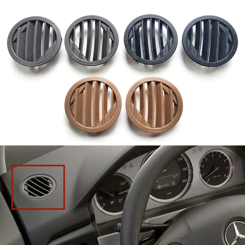 Dashboard Air Conditioning Small Round AC Vent Outlet Grille Cover for Mercedes-Benz GLK X204 2008-2016 2046804987 2046805087