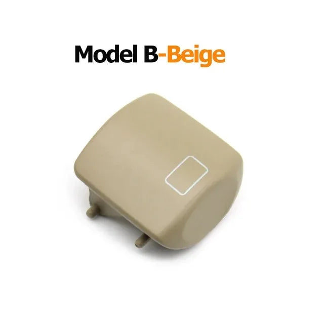 Power Sunroof Window Switch Button Knob Cover for Mercedes-Benz ML GL R Class W164 W251 1648207185 1648702526 - Model B-Beige