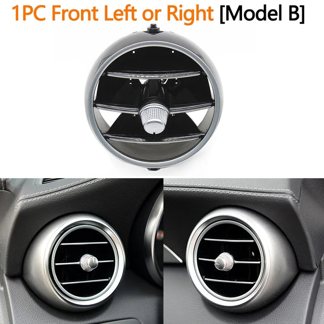 Rear Front AC Vent Outlet Inner Grille for Mercedes-Benz C Class W205 GLC W253 2015-2021 2058300201 2058300301 - Model B L or