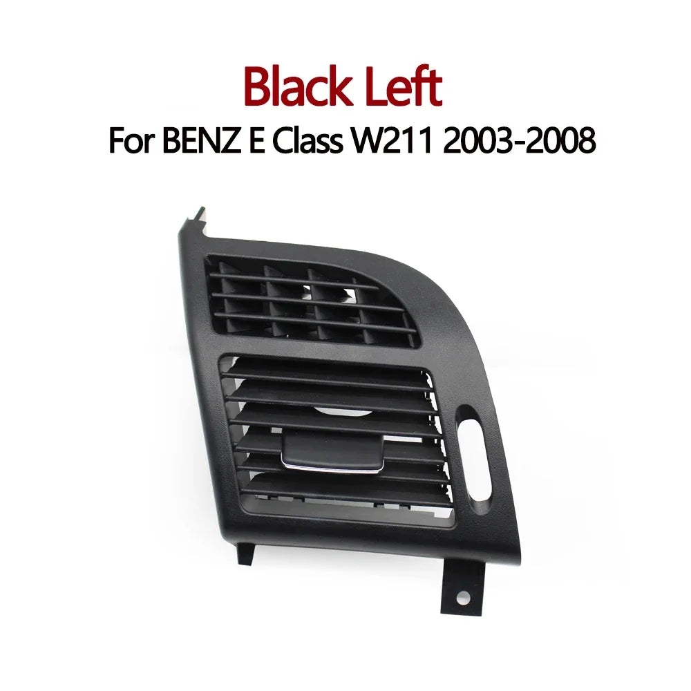 Air Conditioning Grid Cover Air Vent Grille Outlet Panel Cover for Mercedes-Benz E-class W211 2118301154 - Black left
