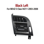 Air Conditioning Grid Cover Air Vent Grille Outlet Panel Cover for Mercedes-Benz E-class W211 2118301154 - Black left