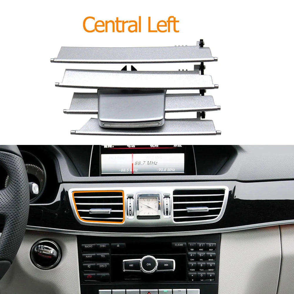 Dashboard Console AC Air Vent Outlet Grille Repair Kit for Mercedes-Benz E Class Sedan W212 2014-2015 2128303154 2128303354