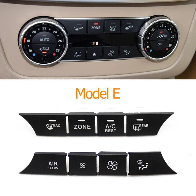 Dashboard Air Conditioning Wind Volume Heater Climate Control AC Buttons for Mercedes-Benz M ML GL GLE GLS W166 W292