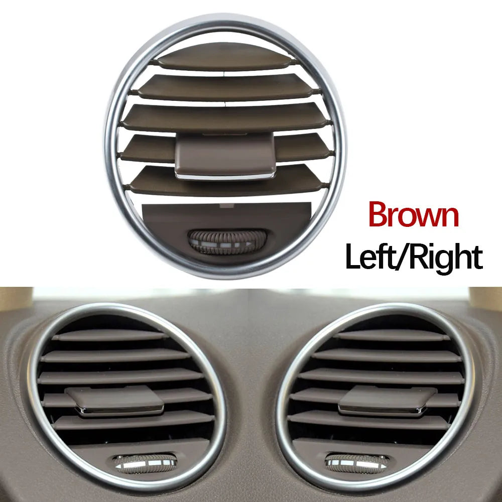 Front Central Dashboard AC Vent Grille Panel Cover for Mercedes-Benz M ML GL Class W164 2005-2012 1648302154 - Brown Left or