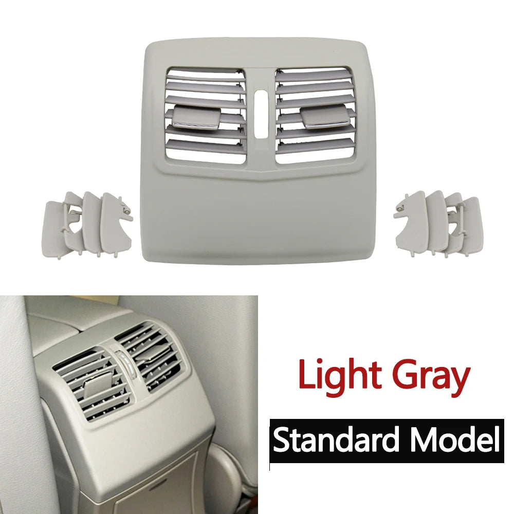 New Upgraded Rear AC Vent Grille Outlet Cover for Mercedes-Benz E Class W212 2009-2014 2128300454 - Light Gray - image 4