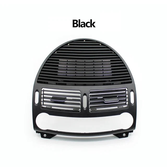 Front Dashboard Central AC Air Vent Grille Panel Cover for Mercedes-Benz E Class W211 2003-2008 2118300054 - Black set