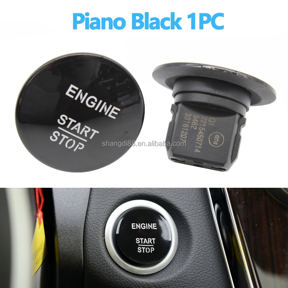 Universal Keyless Start Stop Push Button Engine Ignition Switch Key for Mercedes-Benz W221 W204 W205 W212 2215450714