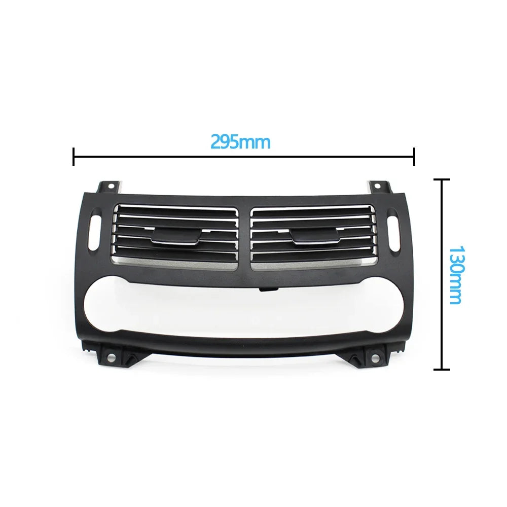 Front Middle Dashboard Air Conditioning Grid Cover AC Vent Grille Cover Panel for Mercedes-Benz E Class W211 2003-2008
