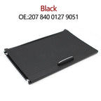 Rear Seat Drink Water Cup Holder Cover Trim Blind Shutter Tray for Mercedes-Benz C E Class W204 W207 Coupe 2078400127 - Black