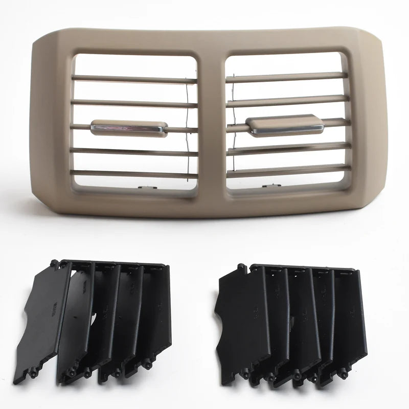 Dashboard Chromed AC Vent Grilles Outlet Cover for Mercedes-Benz R Class W251 2518302254 2518302554 2518302654 - Beige-Rear