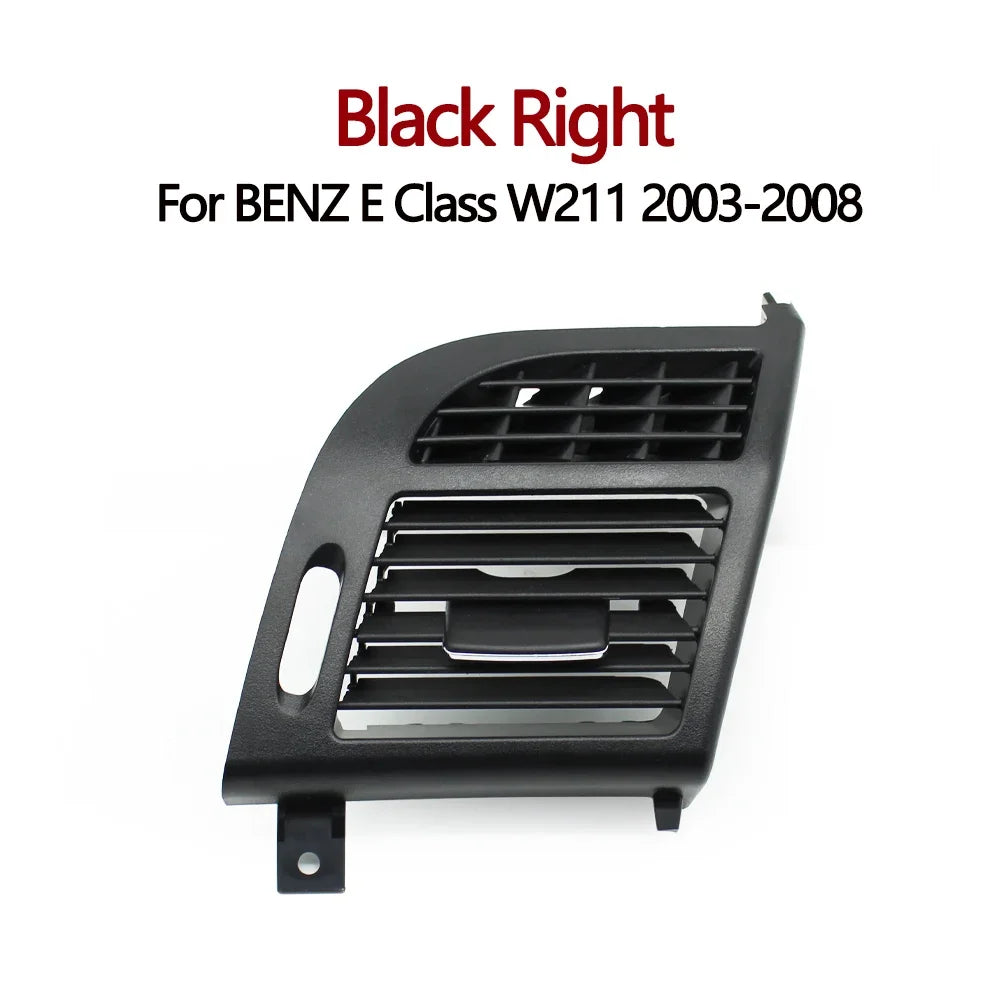 Air Conditioning Grid Cover Air Vent Grille Outlet Panel Cover for Mercedes-Benz E-class W211 2118301154 - Black Right
