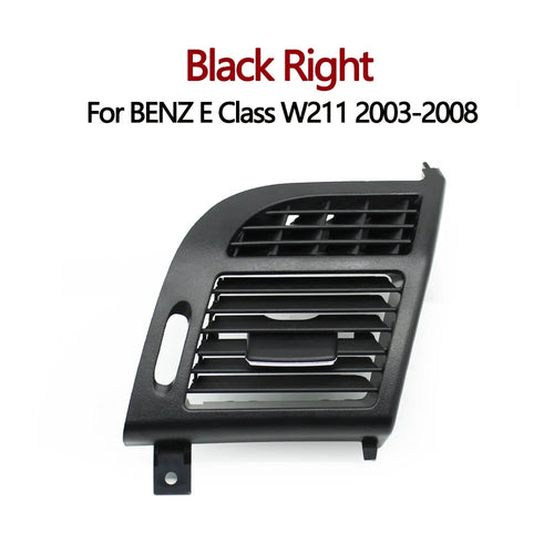 Air Conditioning Grid Cover Air Vent Grille Outlet Panel Cover for Mercedes-Benz E-class W211 2118301154 - Black Right