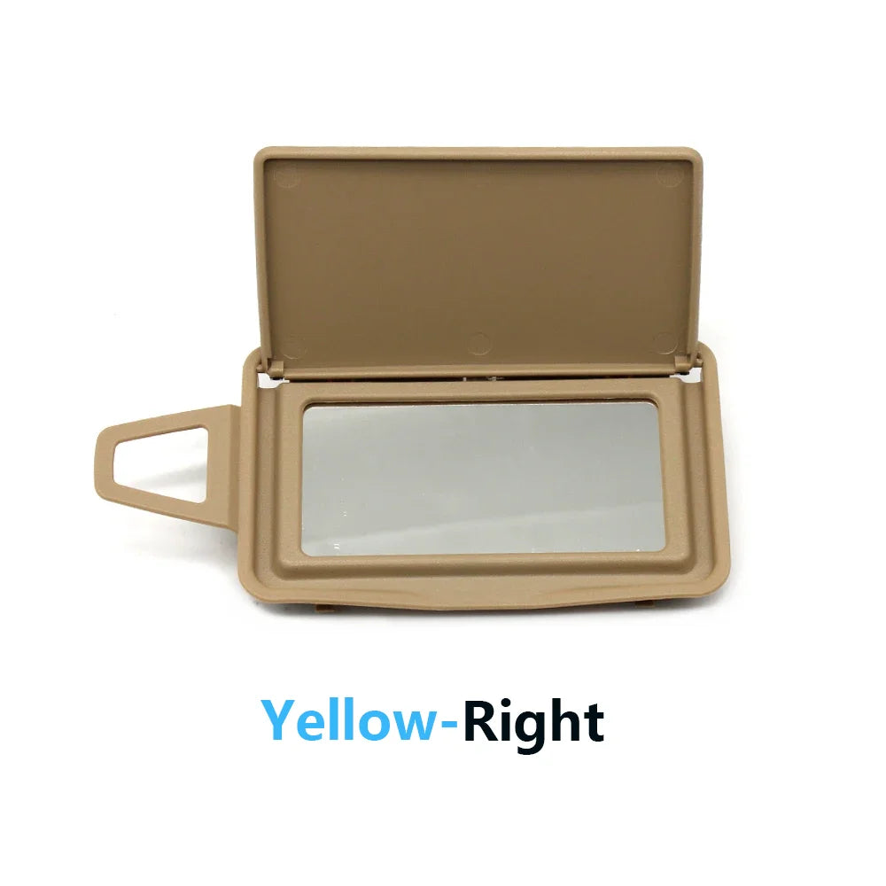 W211 Interior Sun Shade Visor Makeup Cosmetic Mirror Cover for Mercedes-Benz E Class 2003-2006 2118100910 - Yellow Right