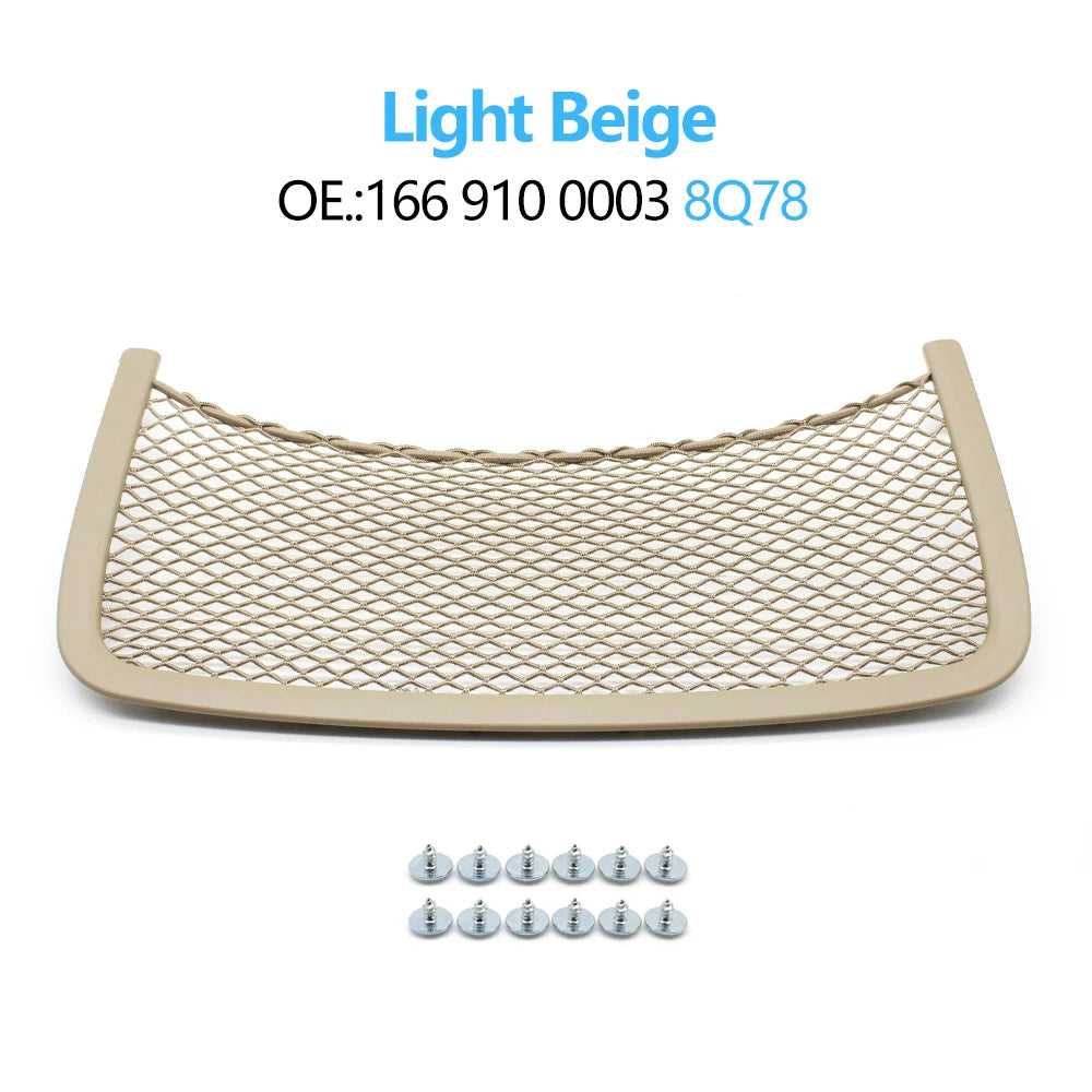 Front Seatback Panel Cover Trim for Mercedes-Benz ML GL GLS GLE R Class W164 W166 W251 1669100003 - Light Beige - image 3