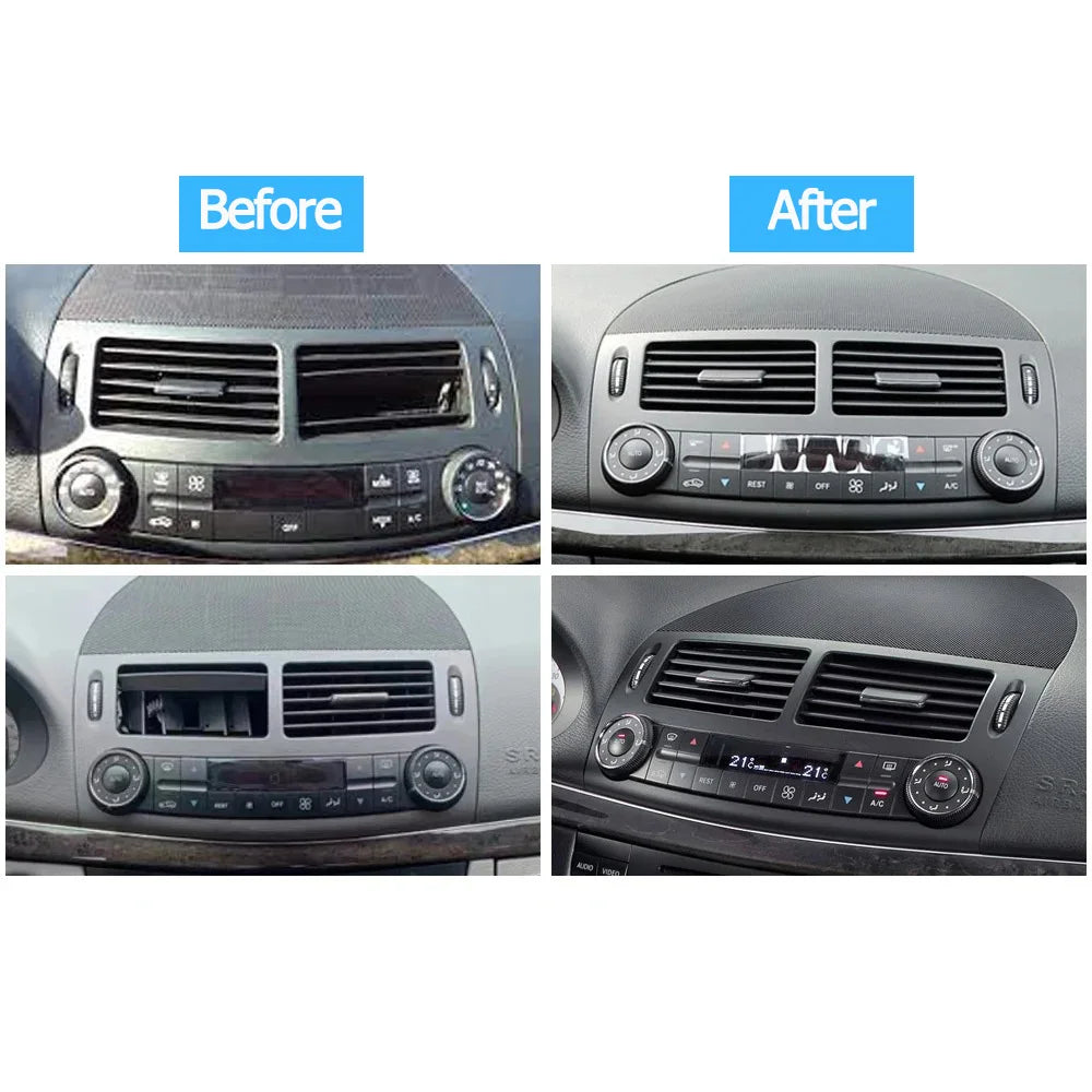 Front Central Air Conditioning Outlet Panel Cover Middle AC Vent for Mercedes-Benz E-class W211 2003-2008 - image 6