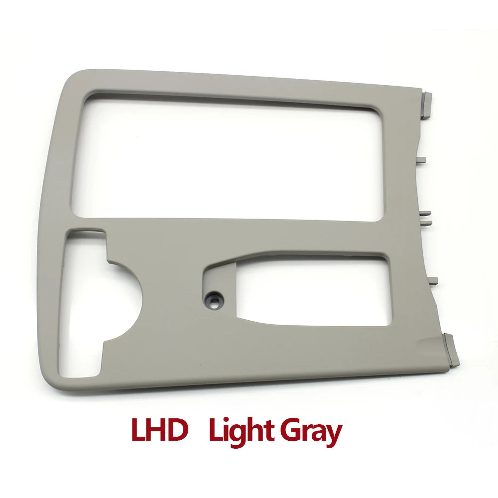 Central Armrest Drink Cup Holder Shutter Outer Frame Panel Set for Mercedes-Benz C E Class W204 W207 W212 2046800107 - Light
