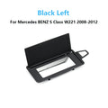 W221 Sun Shade Visor Makeup Cosmetic Mirror Cover for Mercedes-Benz S Class W221 2008-2012 S300 S350 S500 2218104117 - Black