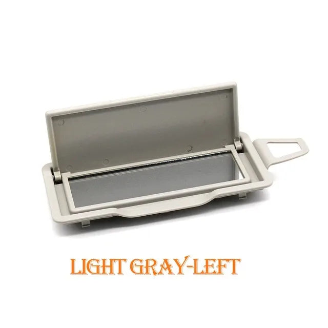Sun Shade Visor Makeup Cosmetic Mirror Cover Pack for Mercedes-Benz C GLK Class W204 X204 2048104510 2048104610 - Light