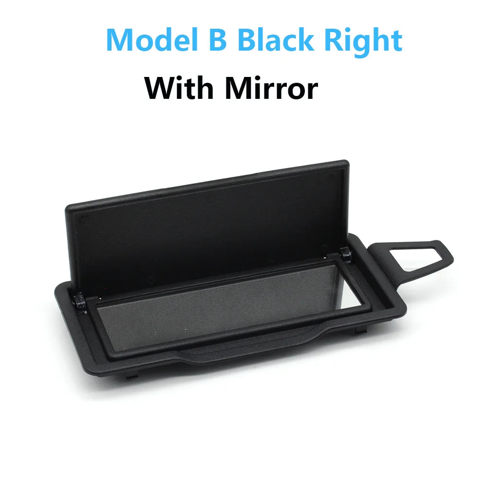 Front Sun Visor Mirror Cover Makeup Mirror Cover for Mercedes-Benz ML GL C Class W164 W203 W251 ML400 GL350 GL450 - Model B