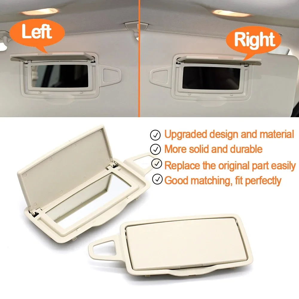 Sun Shade Sunvisor Panel Makeup Cosmetic Mirror Holder Panel for Mercedes-Benz ML GL GLE GLS W166 W292 1668100110 1668109100