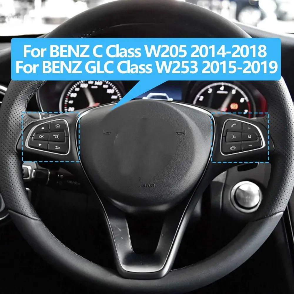 W205 W253 Multi-function Steering Wheel Switch Control Buttons Cover for Mercedes-Benz C Class GLC Class - image 11