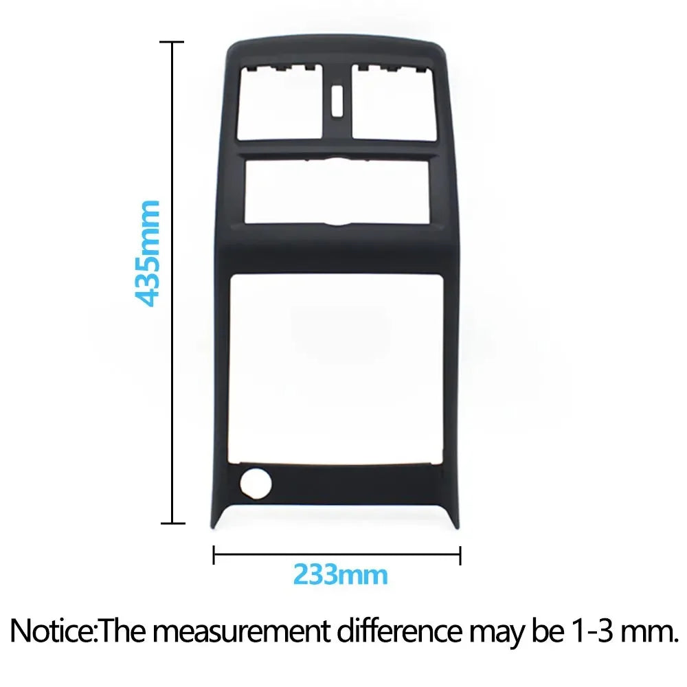 Rear Center Console Air Conditioning Air Vent Outlet Surface Frame Cover Trim for Mercedes-Benz ML GL GLE GLS W166 W292