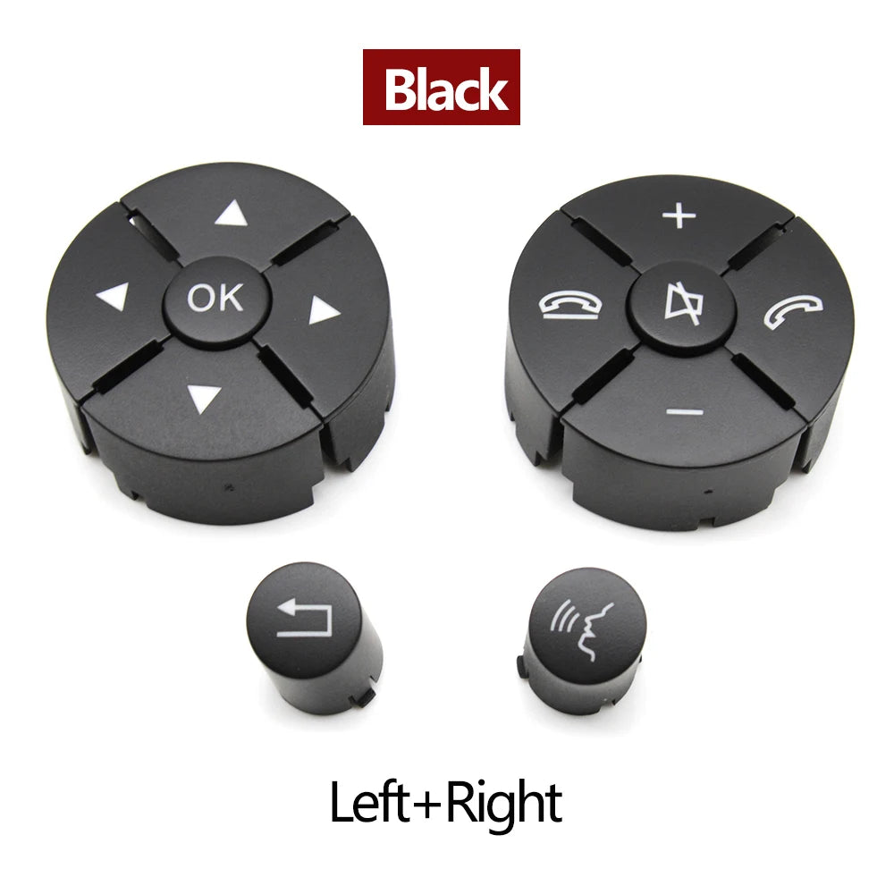 Multi-function Steering Wheel Buttons Kit Phone Control Keys for Mercedes-Benz C E GLK Class W204 W207 W212 X204 2007-2013