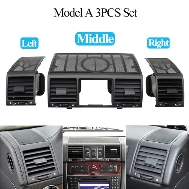 Central AC Vent Speaker Grille Panel Cover for Mercedes-Benz G Class W463 4636807408 4636807508 - Standard Size - Front-A