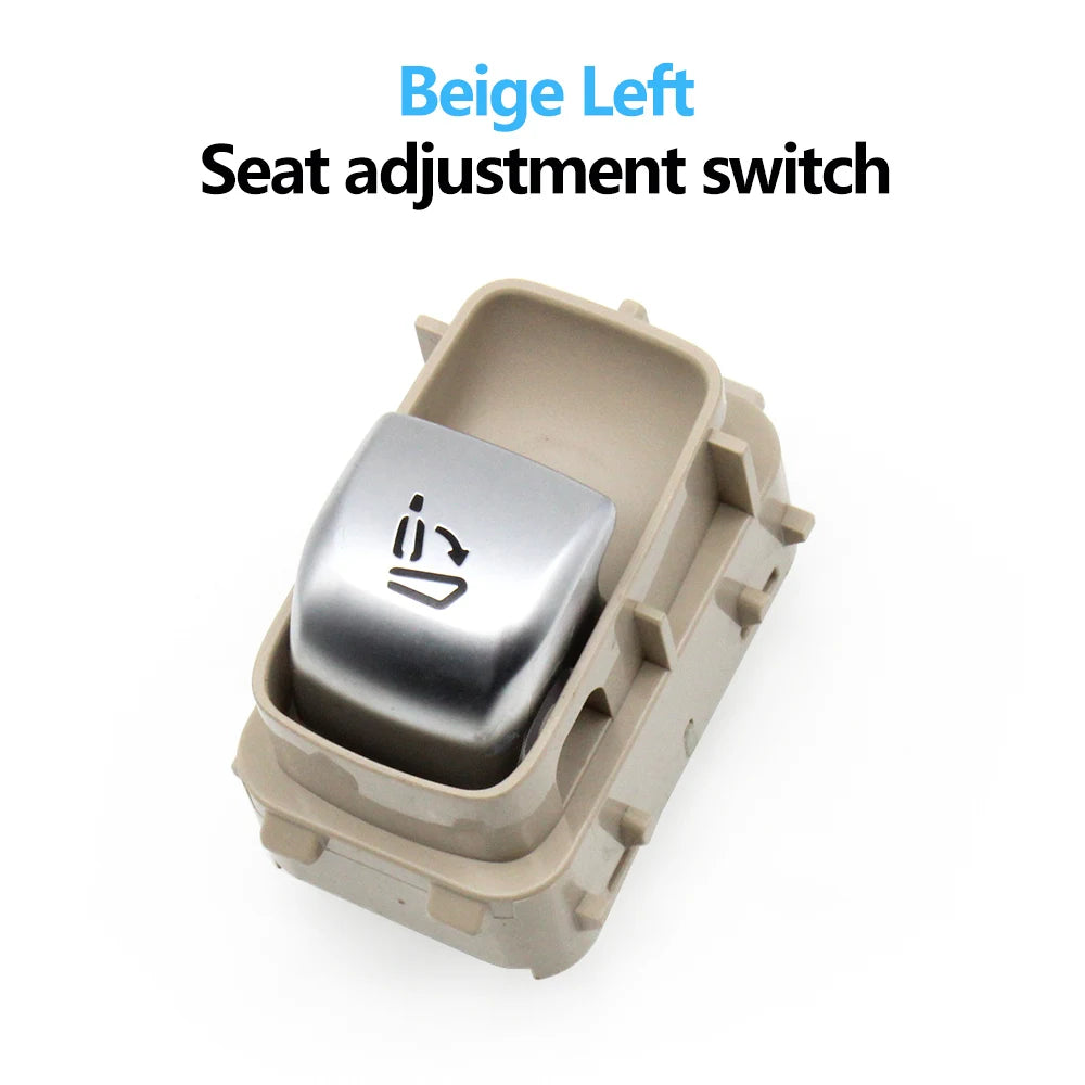Side Seat Adjustment Switch Button for Mercedes-Benz C GLC Class W205 W253 2015-2022 - Beige left - image 3