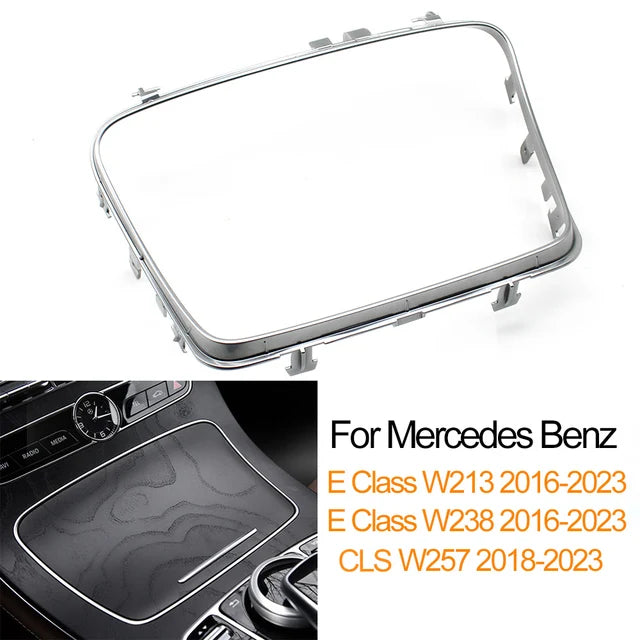 Center Console Cup Holder Box Outer Frame Cover Trim for Mercedes-Benz E Class W213 W238 CLS W257 2016-2023 2136830900