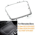 Center Console Cup Holder Box Outer Frame Cover Trim for Mercedes-Benz E Class W213 W238 CLS W257 2016-2023 2136830900