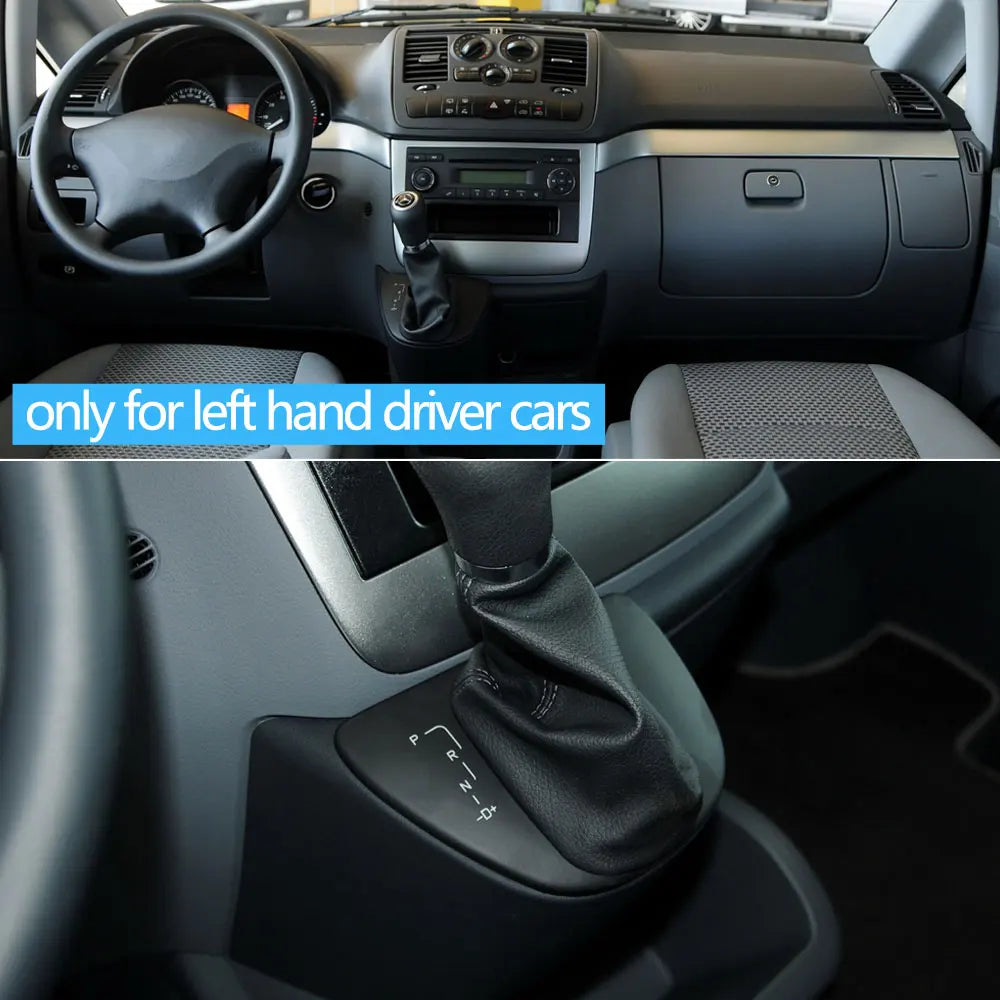 Central Console Gear Shift Selector Trim Cover Transmission Shifter Bezel for Mercedes-Benz Vito W636 Vanio W639 6392600073