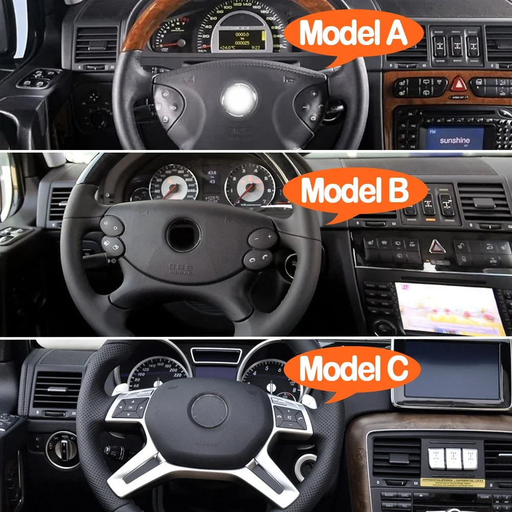 Three Model Multi-function Steering Wheel Control Button Switch Keys for Mercedes-Benz G Class W463 G350 G500 G55 - image 8