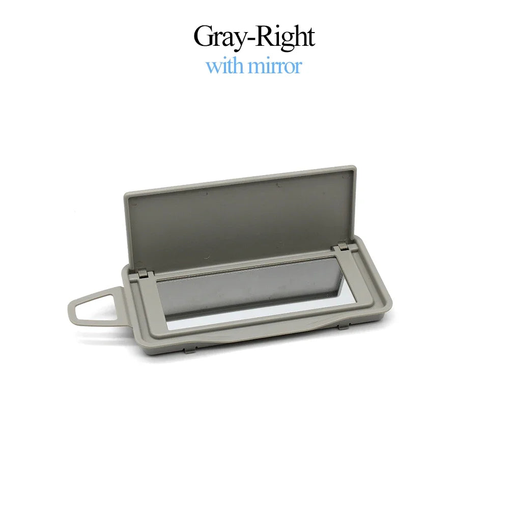 W212 W218 Interior Front Light Right Sun Visor Shade Mirror Board Makeup Mirror Cover for Mercedes-Benz E CLS Class - Gray