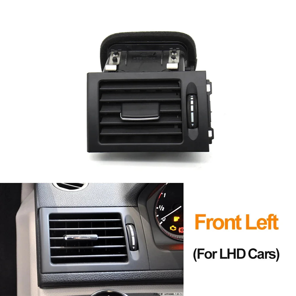 Front Central Air Conditioning Vent Grille Assembly for Mercedes-Benz C Class W204 C180 C200 C220 C230 C260 C300 LHD - LHD